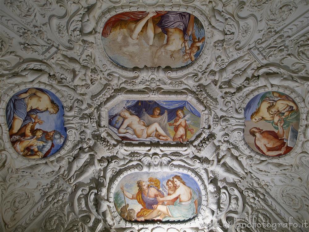 Masserano (Biella, Italy) - Vault of the hall of Venus in the Palace of the Princes